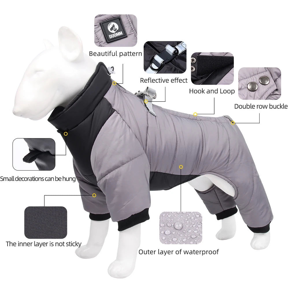 Waterproof Dog - Jumpsuit Coat Winter