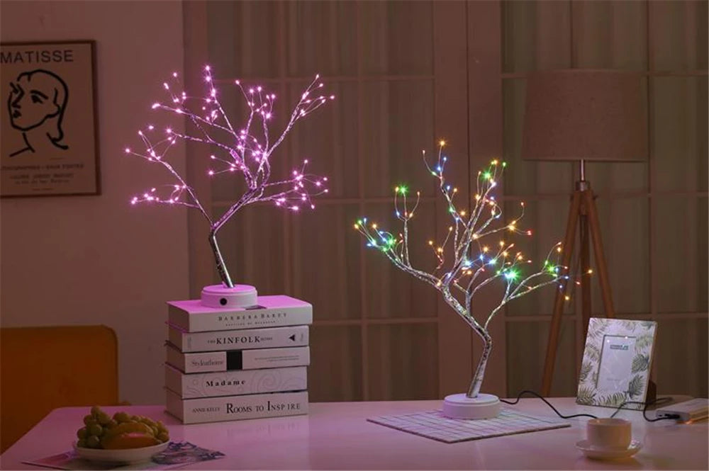 LED Night Light - Tree Copper