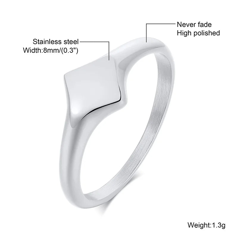 Men - Stainless Steel  Ring