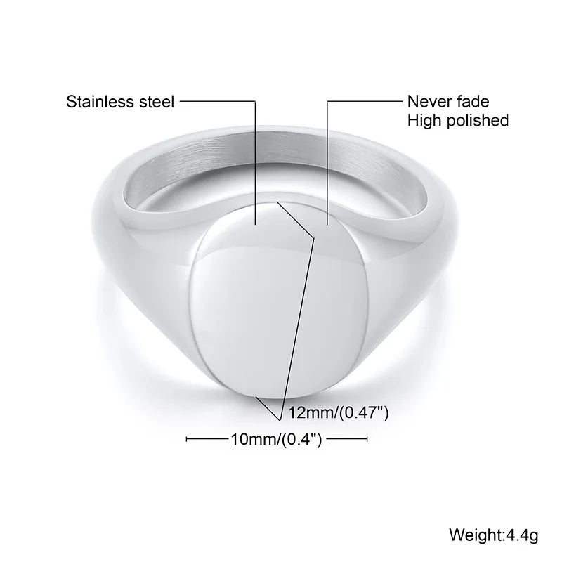 Men - Stainless Steel  Ring