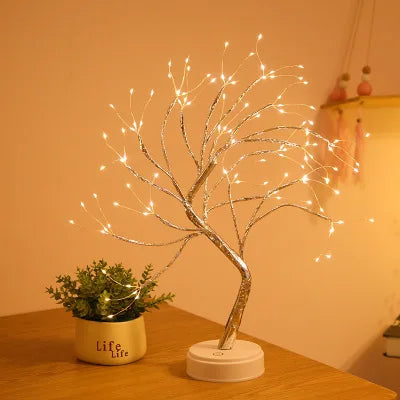 LED Night Light - Tree Copper