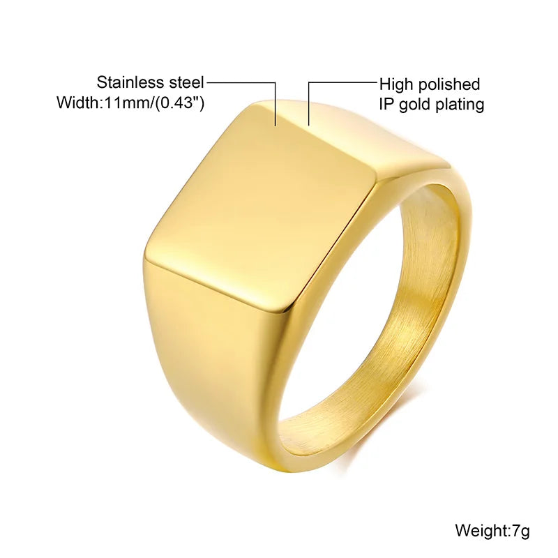 Men - Stainless Steel  Ring