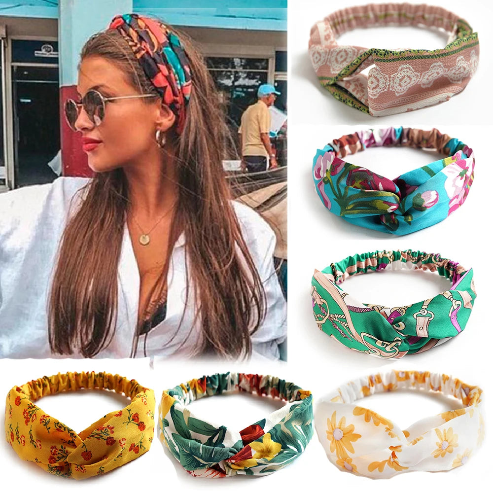 Hair Bands - Print Headbands Vintage