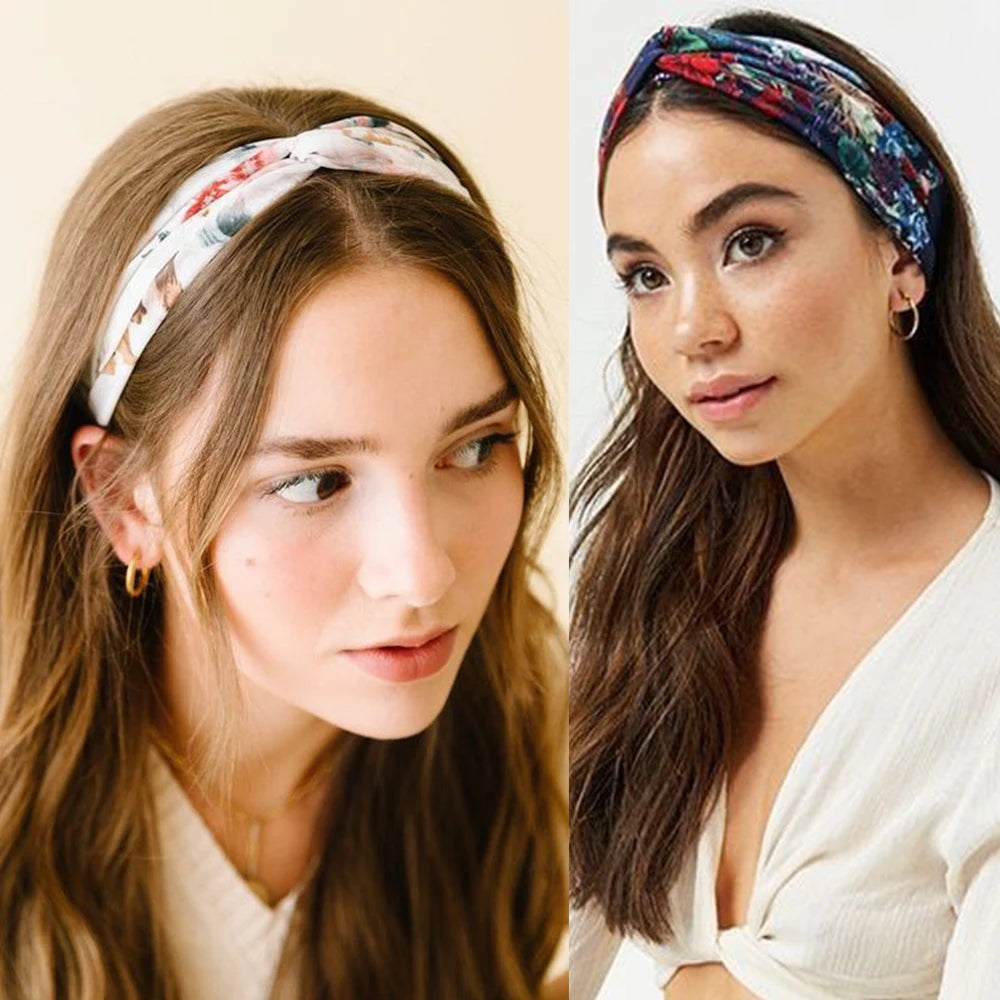 Hair Bands - Print Headbands Vintage