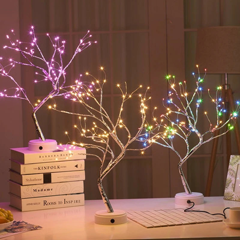 LED Night Light - Tree Copper