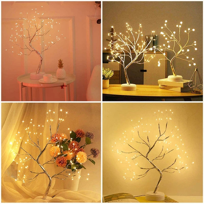 LED Night Light - Tree Copper