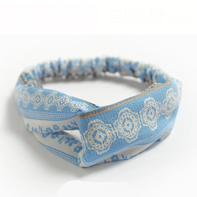 Hair Bands - Print Headbands Vintage