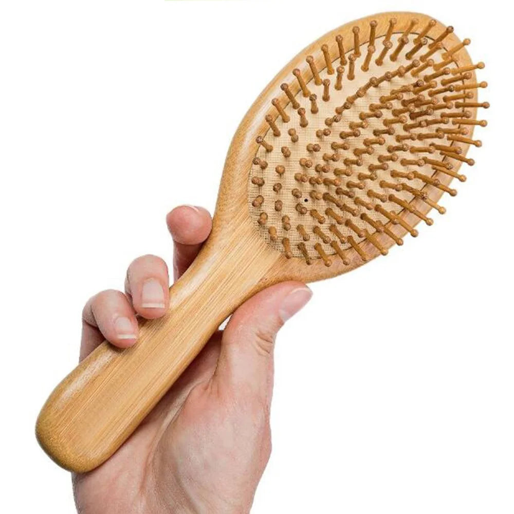 Premium - Wooden Bamboo Hair Brush