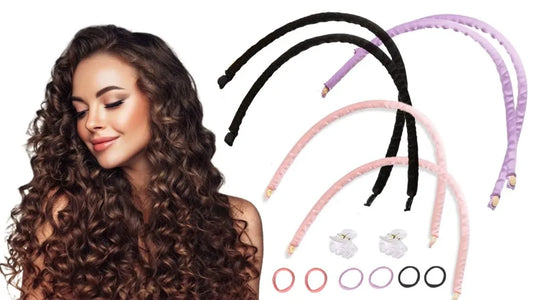 Heatless Hair Curlers - Curling Rod Headband