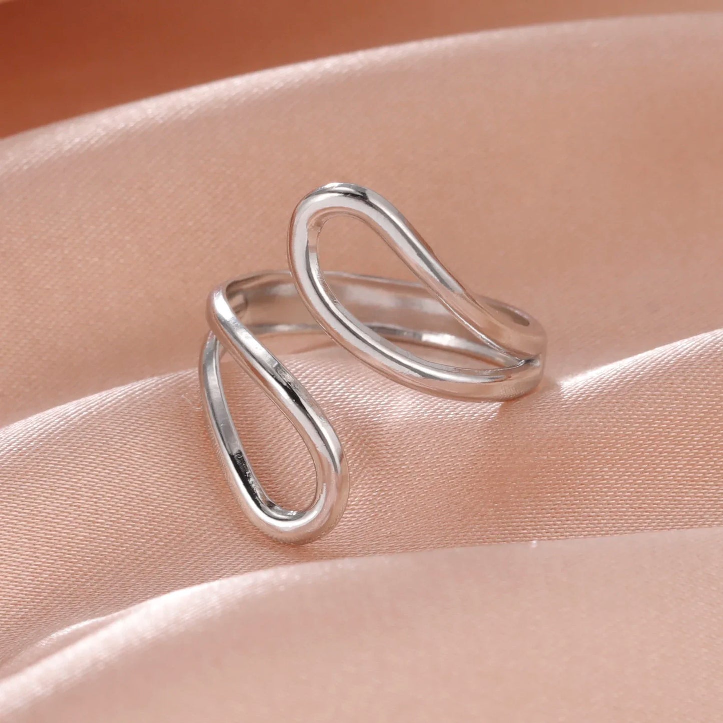 Women -Stainless Steel Open Rings