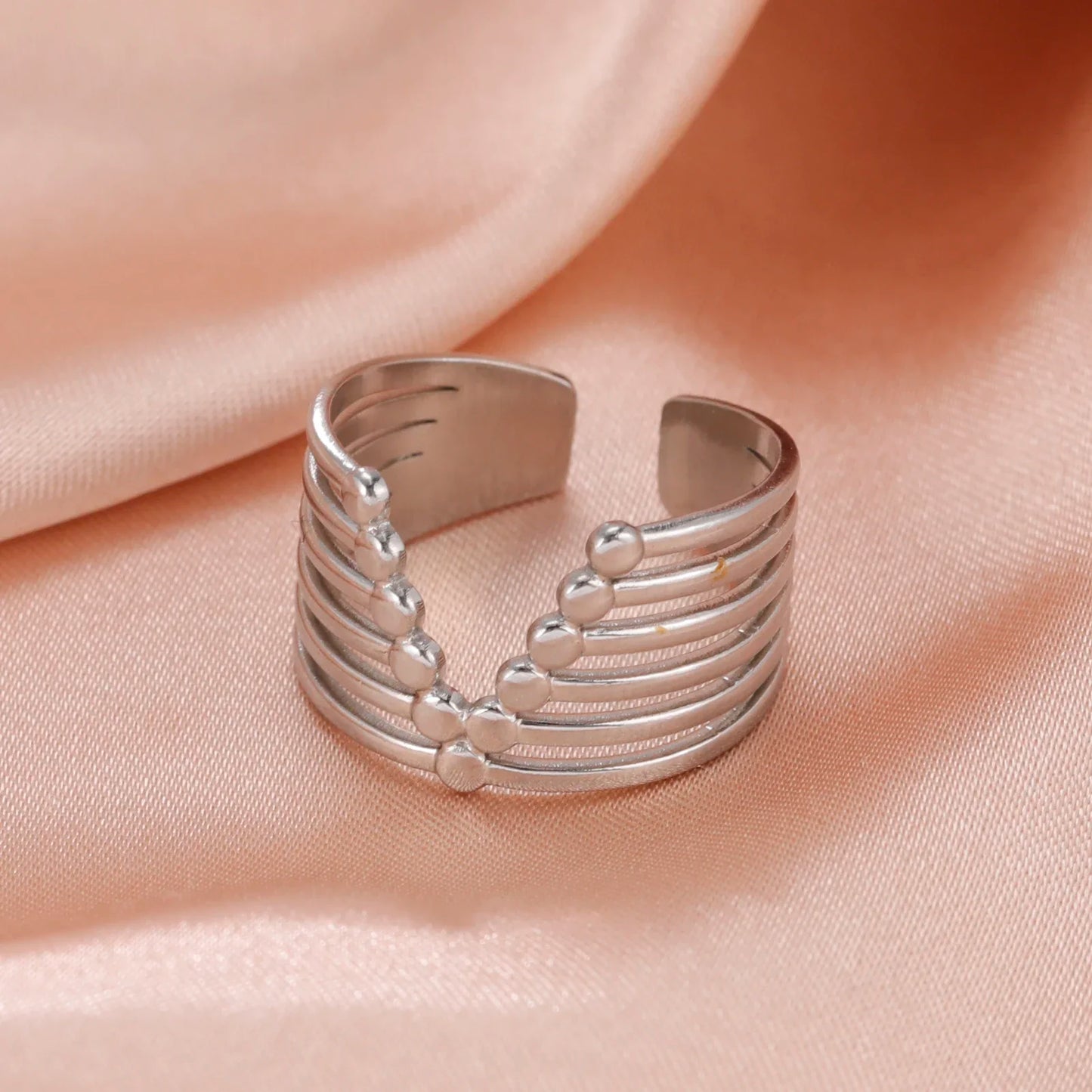 Women -Stainless Steel Open Rings