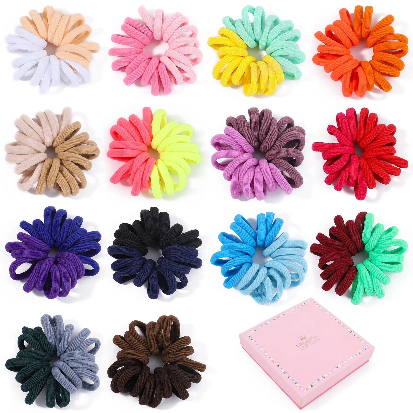 Elastic - Hair Bands Girls Sweets Scrunchie Rubber Band