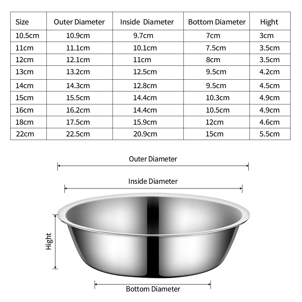 Large Capacity Dog Bowl Stainless Steel