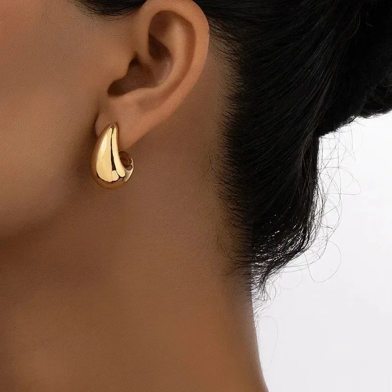 Women- Earrings  Plated Stainless Steel