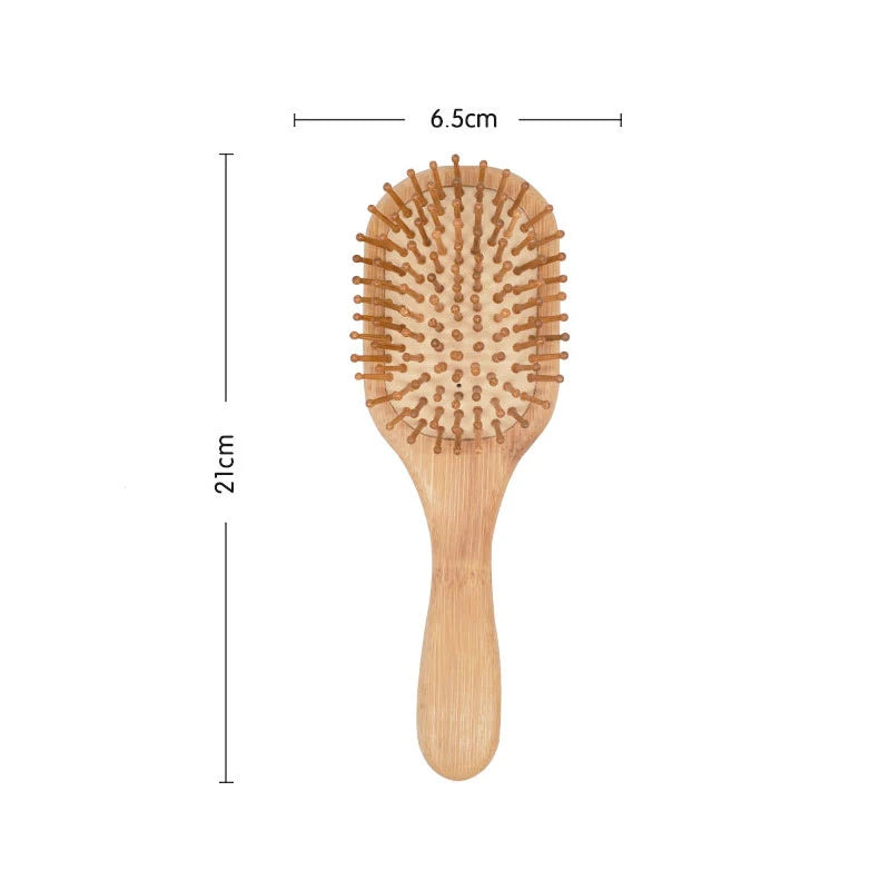 Premium - Wooden Bamboo Hair Brush