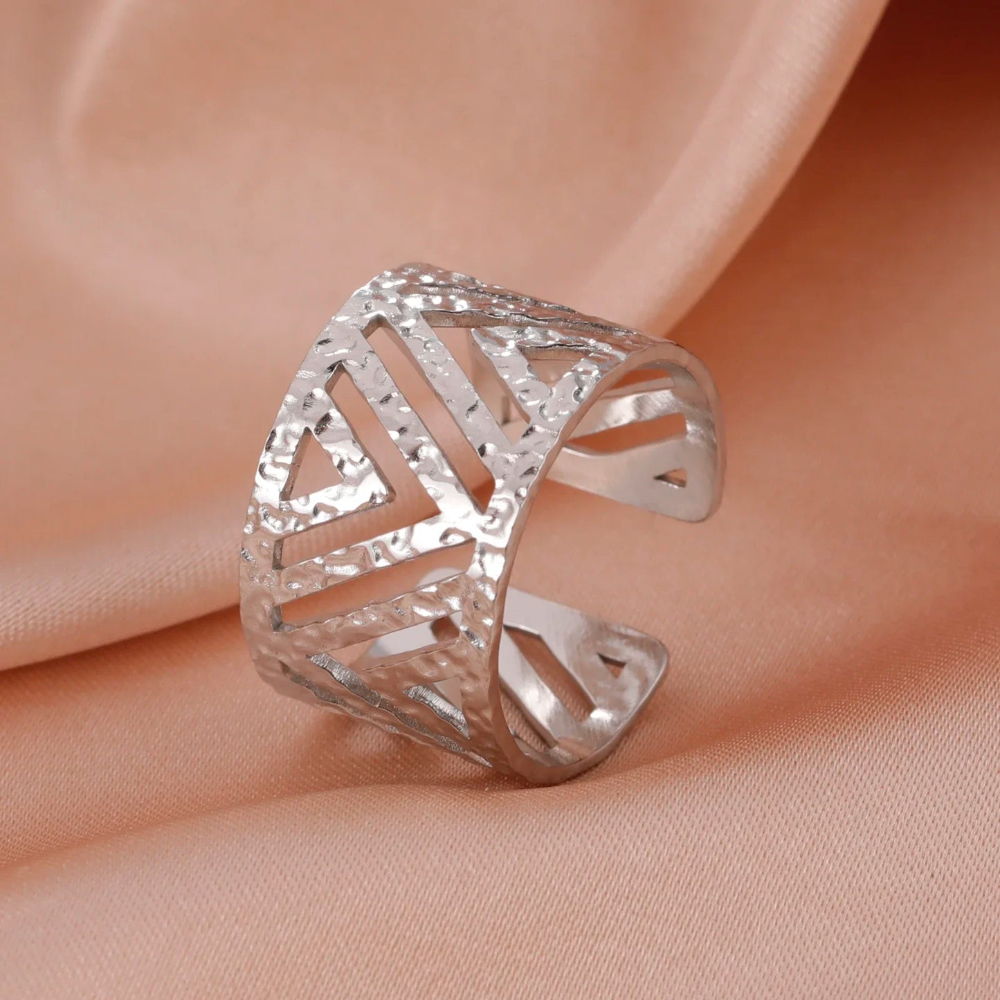 Women -Stainless Steel Open Rings