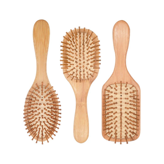 Premium - Wooden Bamboo Hair Brush