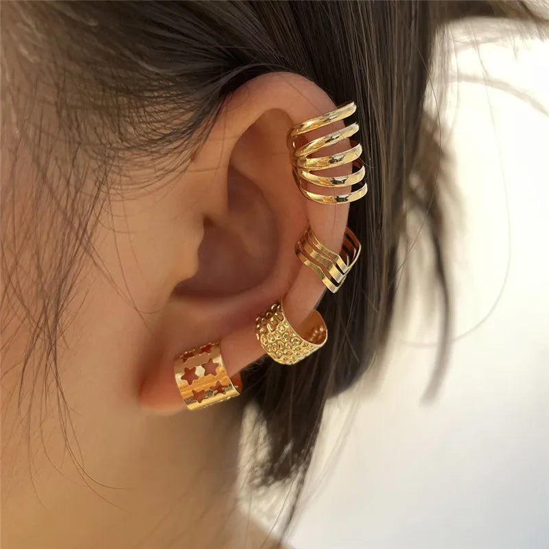 Women - Ear Cuffs Without Piercing Ear Clip Earrings