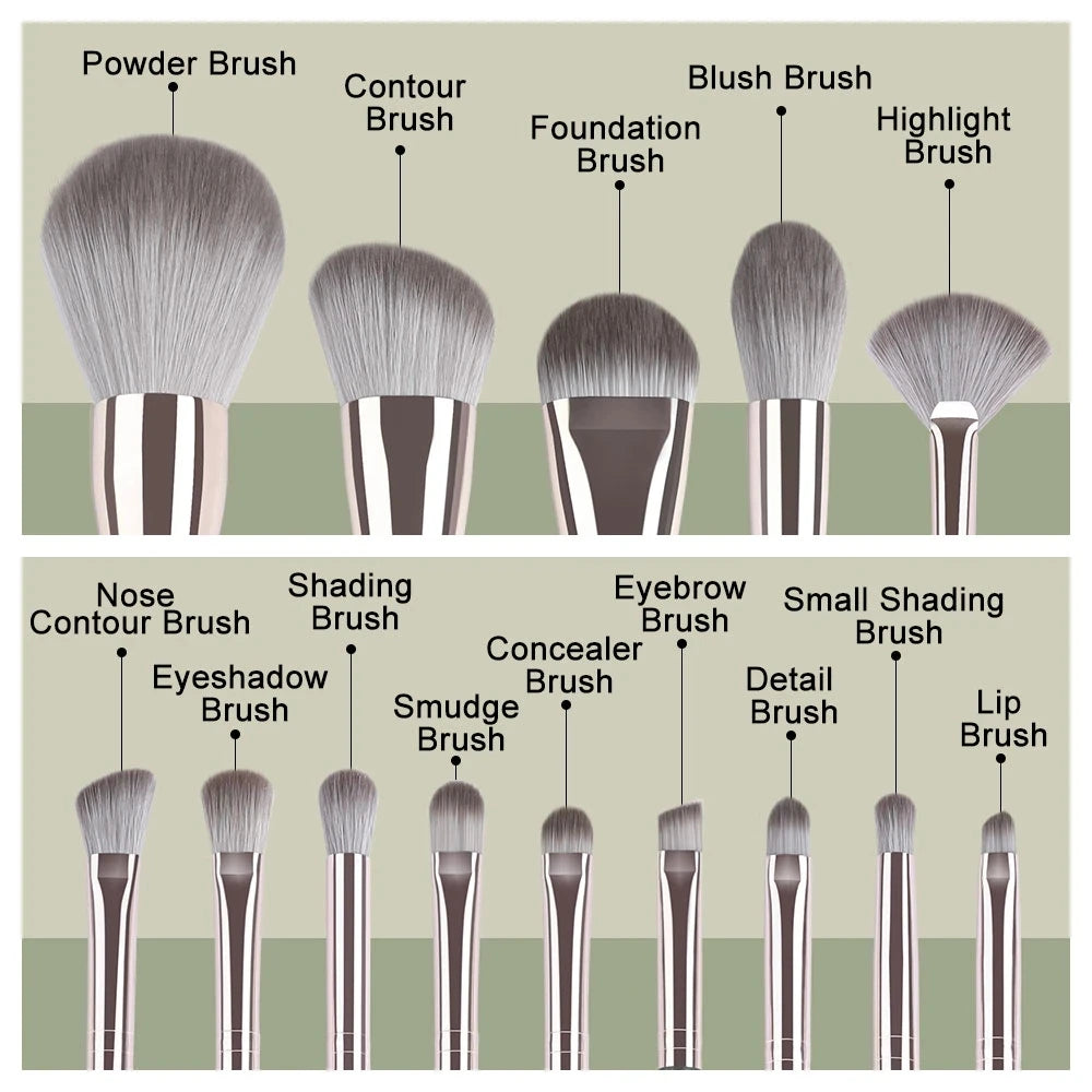 Makeup - Brushes Soft Fluffy Makeup Tools 