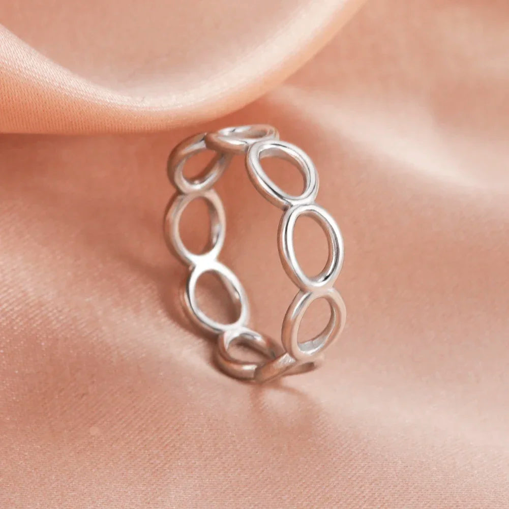 Women -Stainless Steel Open Rings