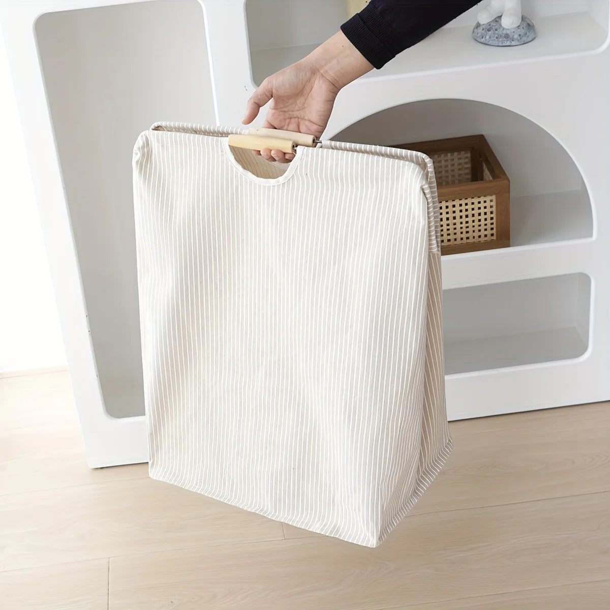 Dual-handle Laundry Hamper