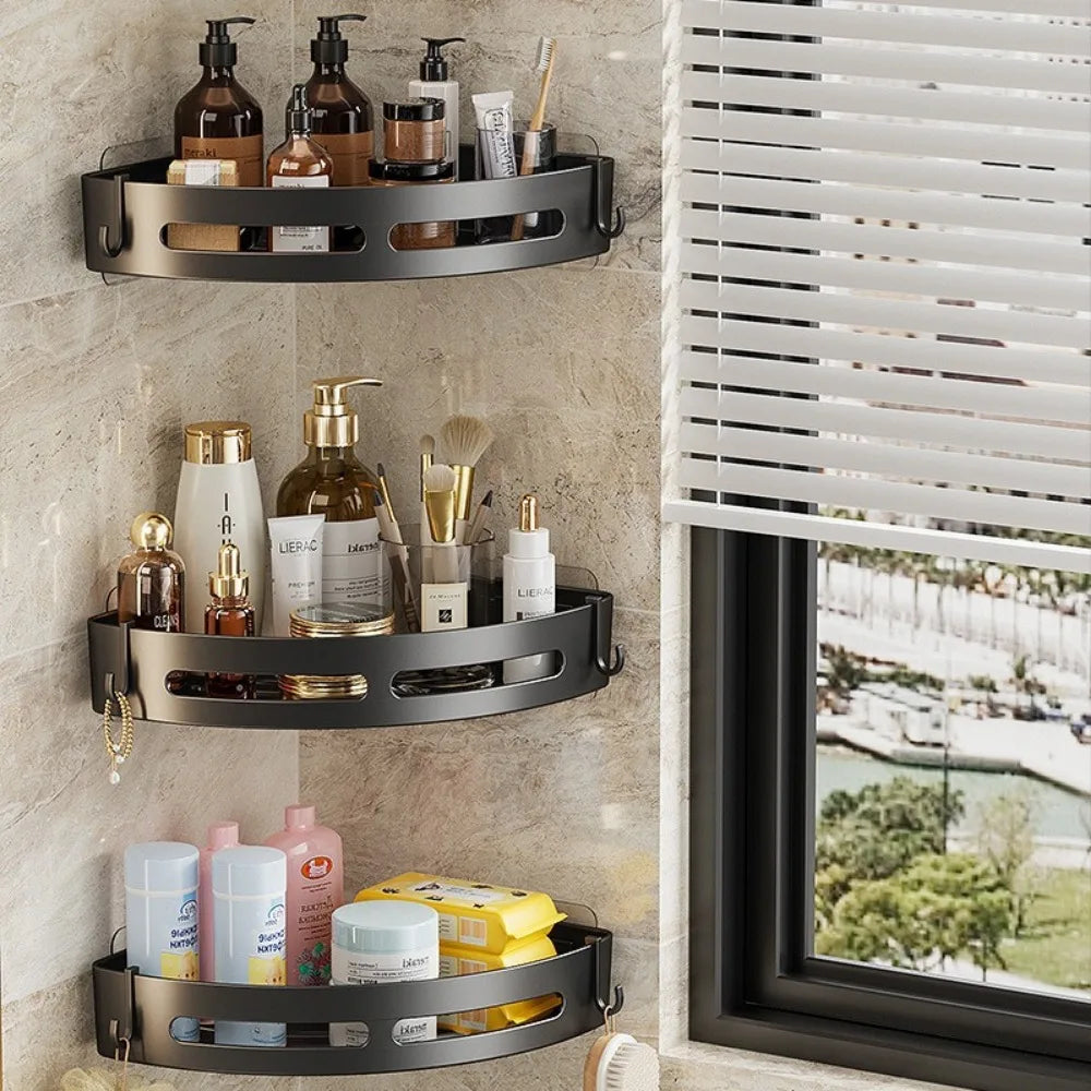 Caddy Shelves Storage Shelf Towel Holder Shelves For Bathroom