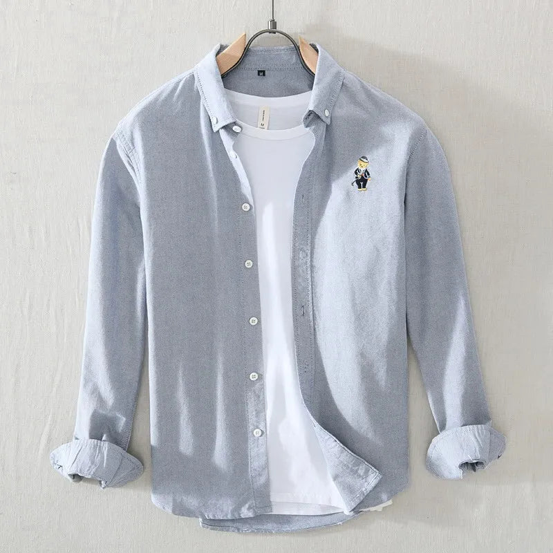 Men Casual - Long Sleeved Shirt