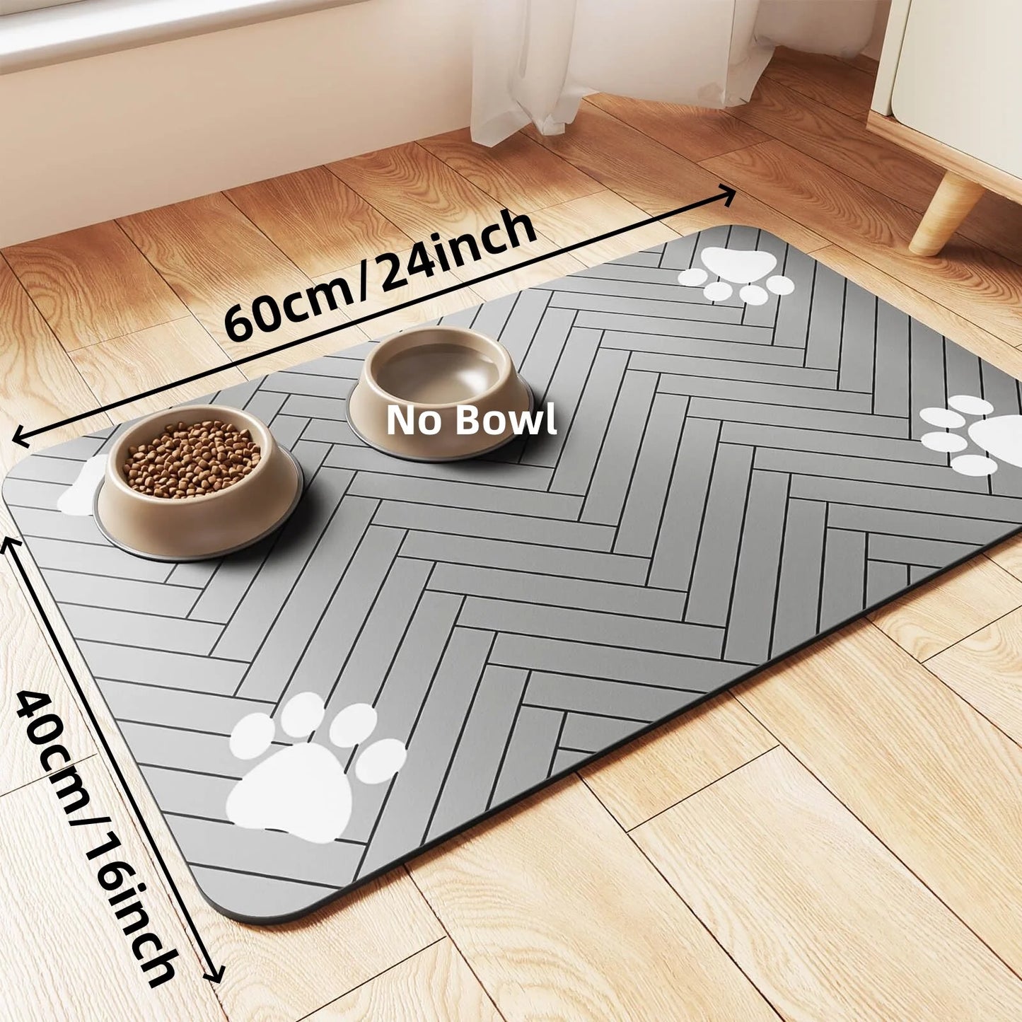 Pet Feeding Mat-Absorbent Pet