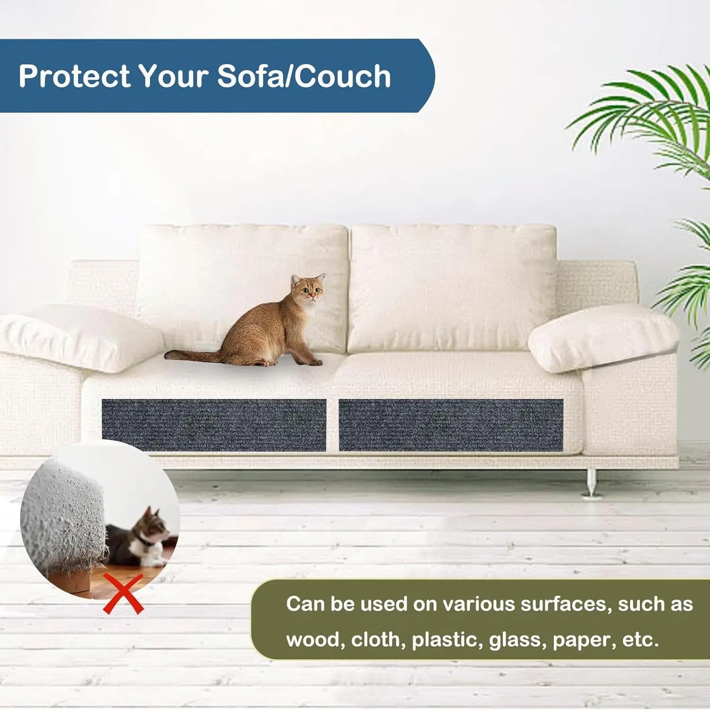 Self-Adhesive Carpet Cats - Anti Cat Scratch Sofa