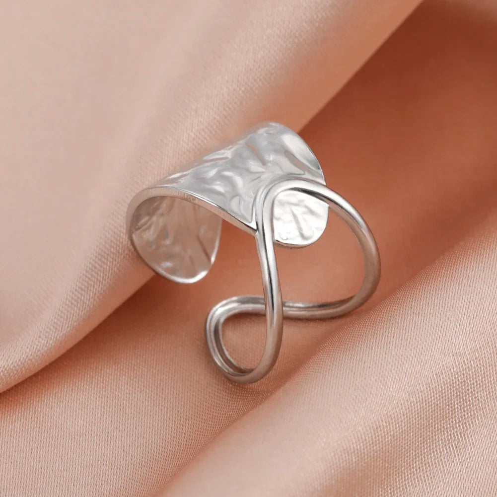 Women -Stainless Steel Open Rings