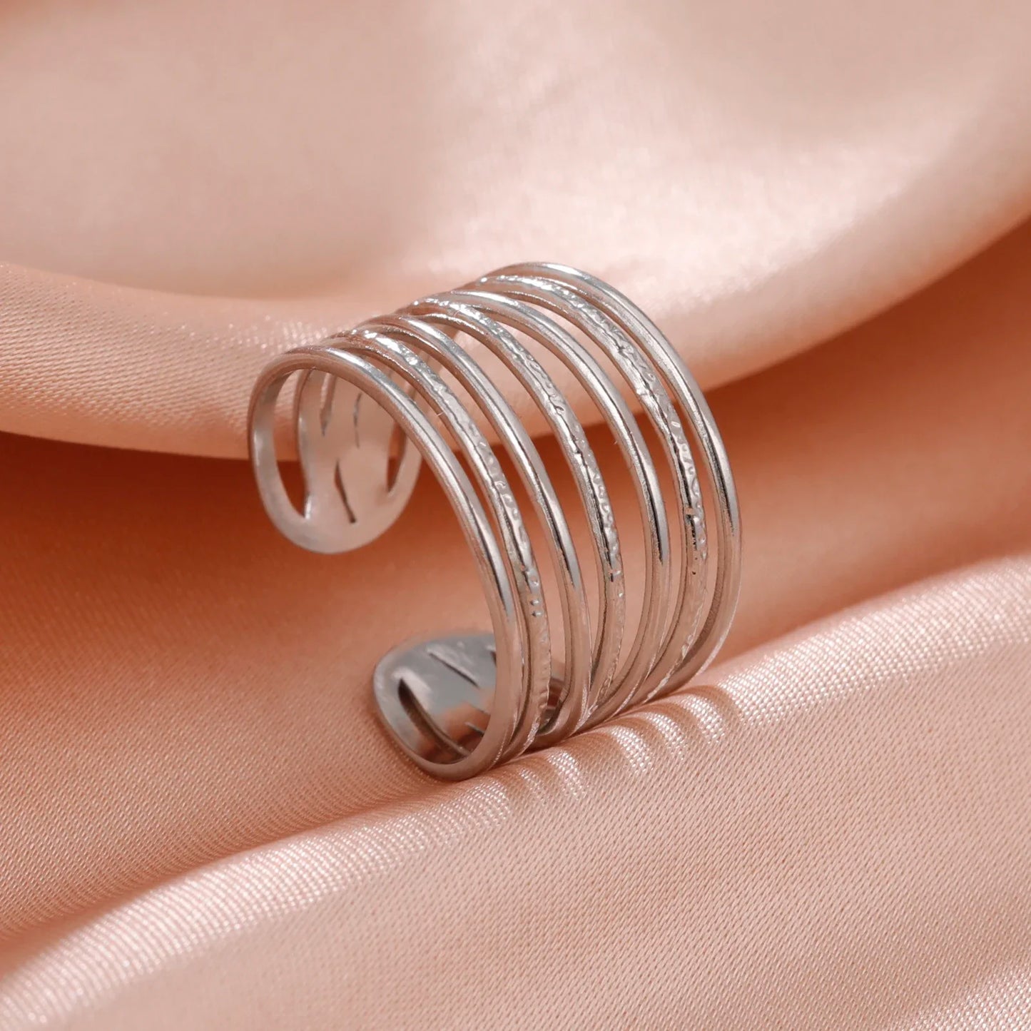 Women -Stainless Steel Open Rings