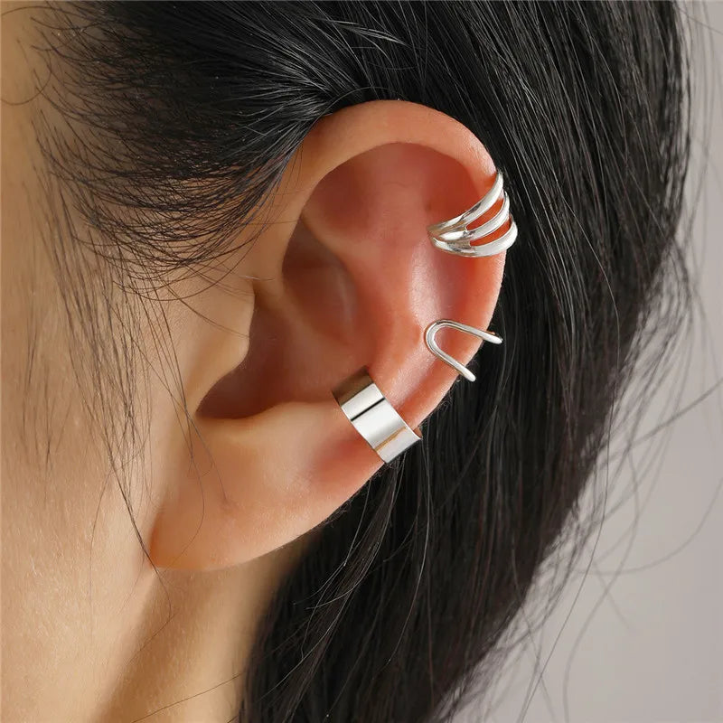 Women - Ear Cuffs Without Piercing Ear Clip Earrings