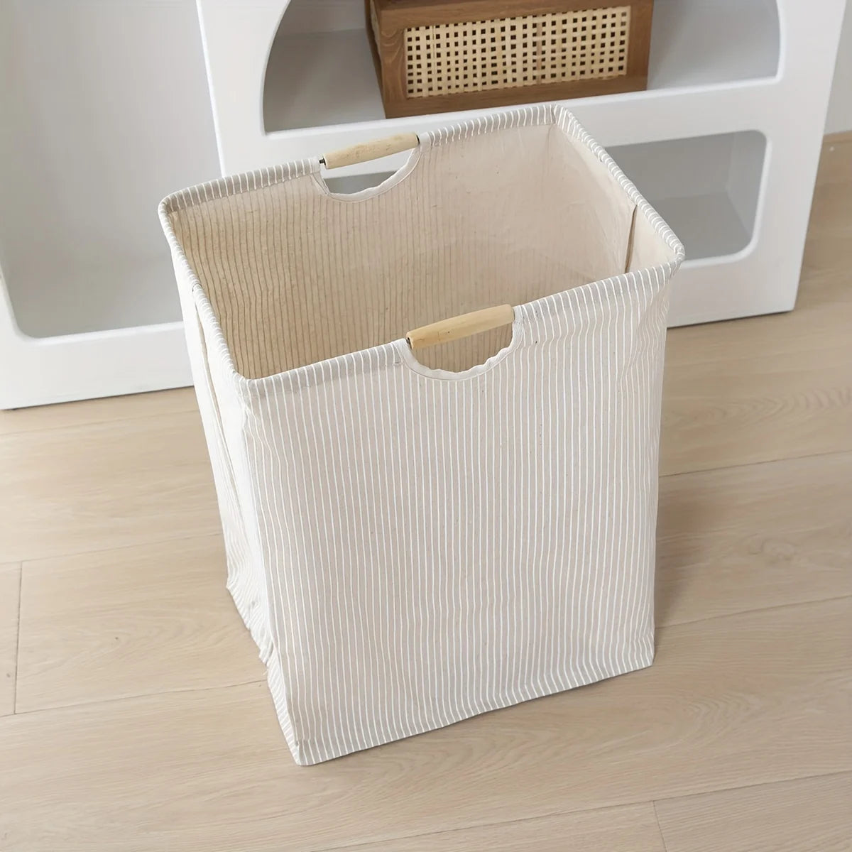 Dual-handle Laundry Hamper