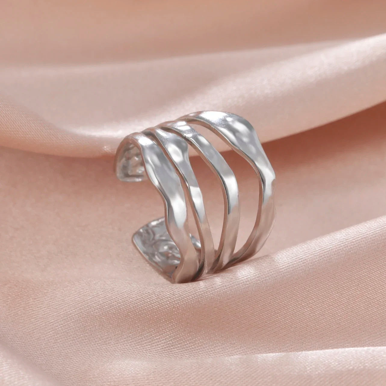 Women -Stainless Steel Open Rings