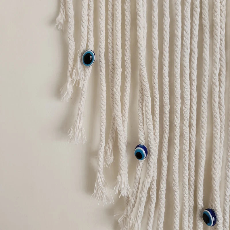 Macrame Wall Hanging Handmade - Evil Eye