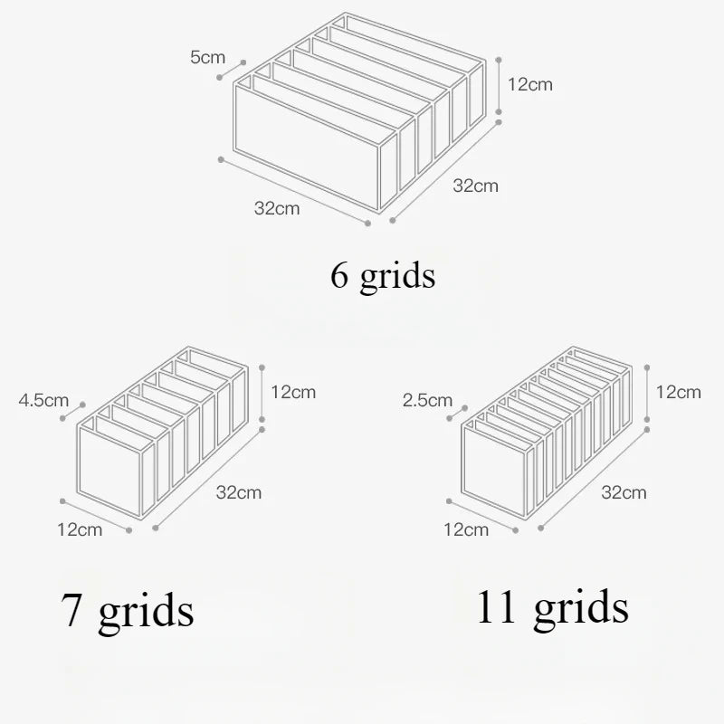 Underwear Drawer Organizer - Storage Box