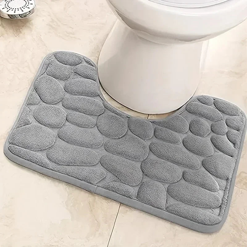 U-shaped Coral Velvet - Floor Mat