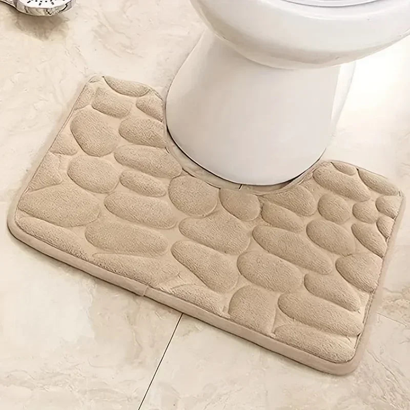 U-shaped Coral Velvet - Floor Mat