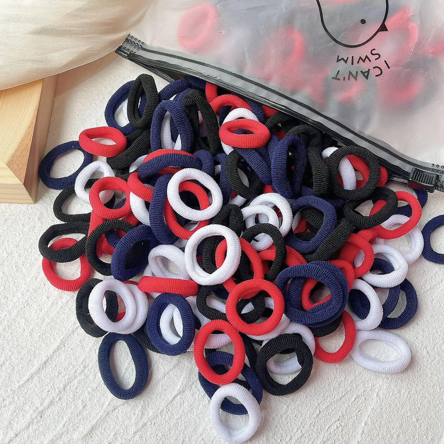 Elastic - Hair Bands Girls Sweets Scrunchie Rubber Band