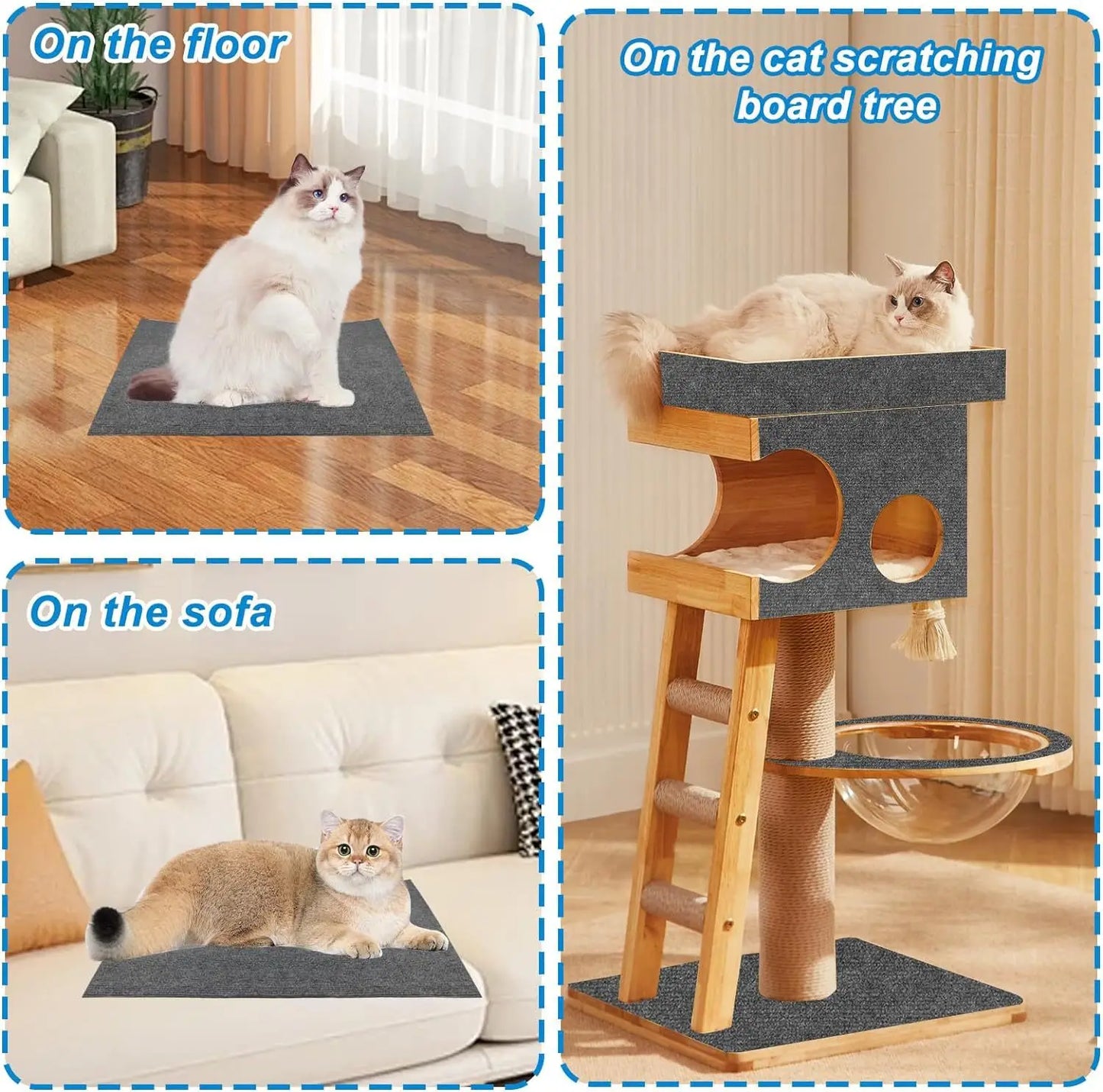 Self-Adhesive Carpet Cats - Anti Cat Scratch Sofa