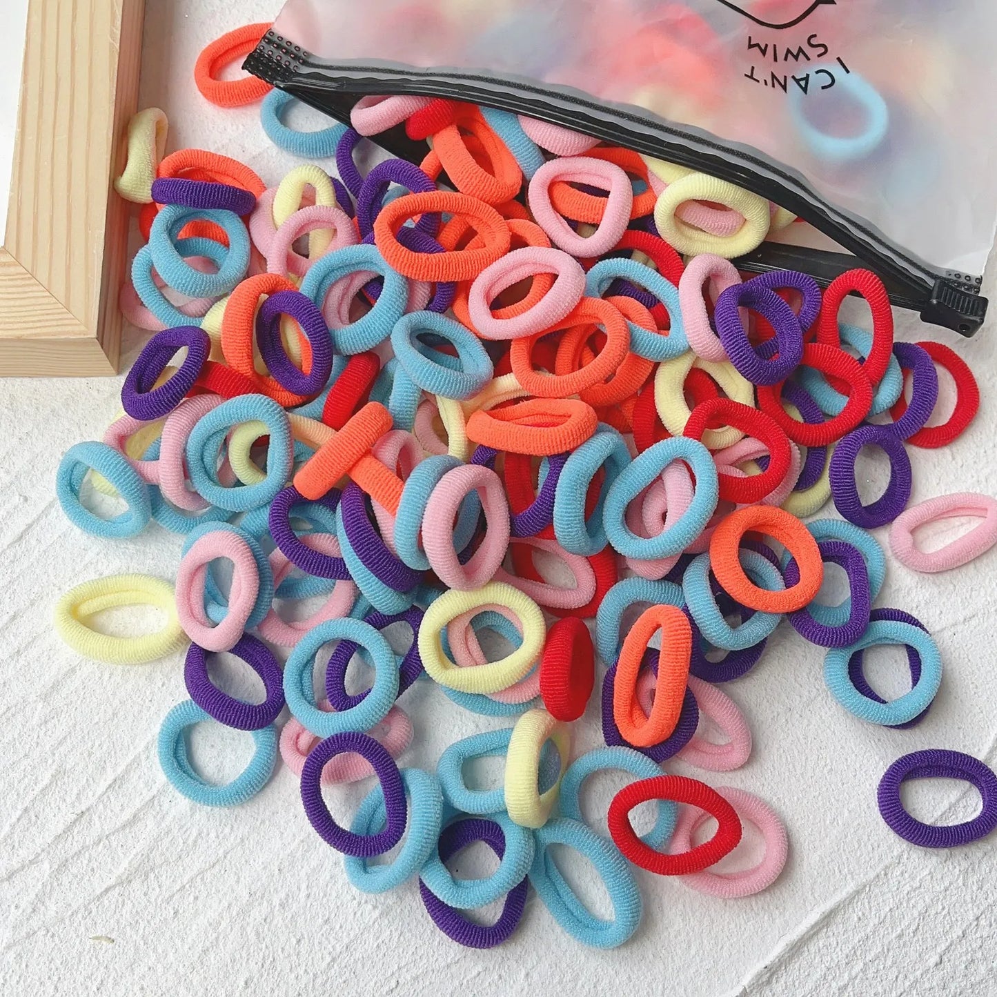 Elastic - Hair Bands Girls Sweets Scrunchie Rubber Band