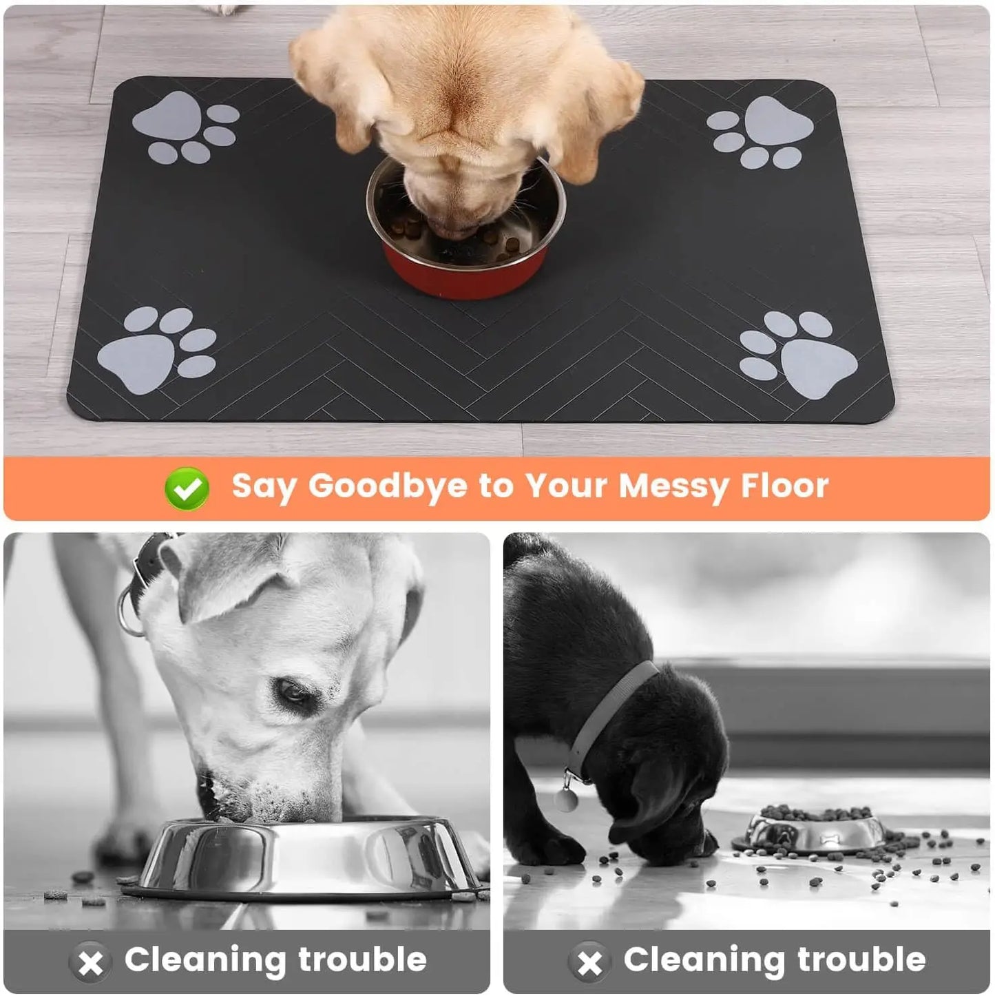 Pet Feeding Mat-Absorbent Pet