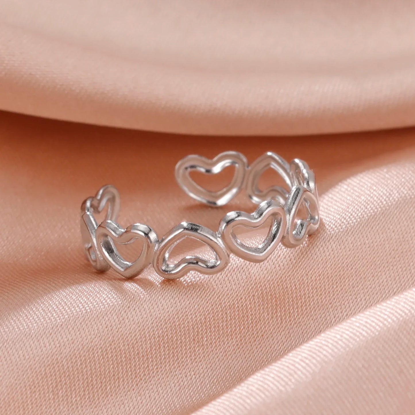 Women -Stainless Steel Open Rings