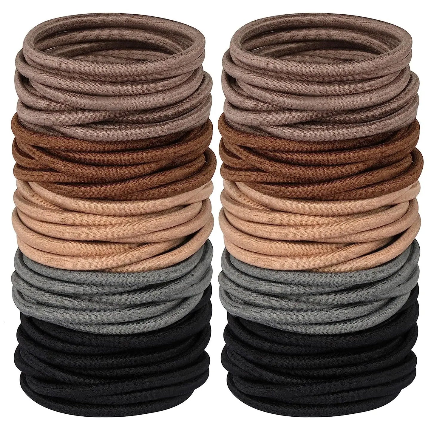 Black - Elastic Hair Bands