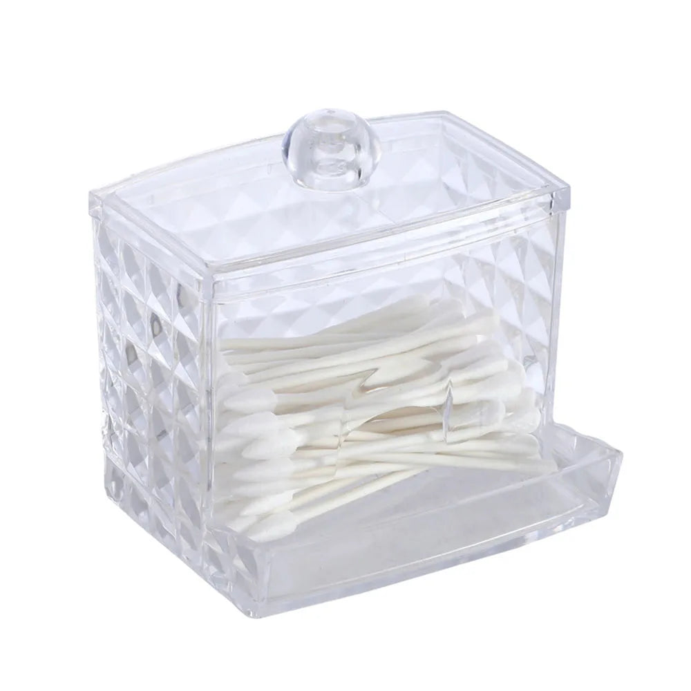 Cotton Round - Pad Holder Powder Puff Storage Box Home Cotton