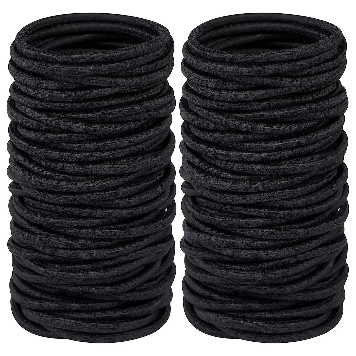 Black - Elastic Hair Bands