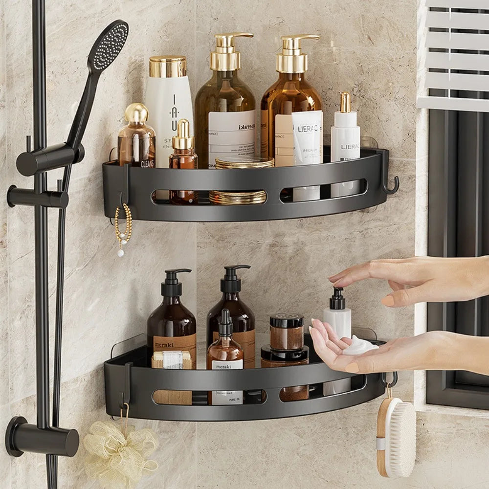 Caddy Shelves Storage Shelf Towel Holder Shelves For Bathroom