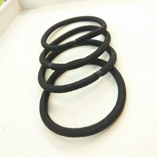 Black - Elastic Hair Bands